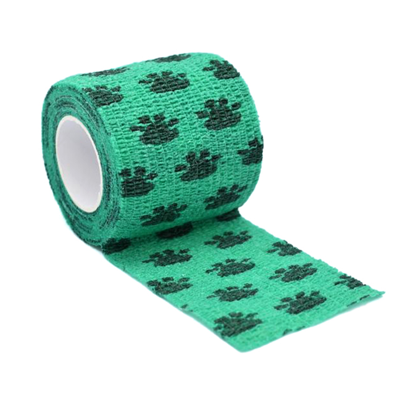 Tiszta pamut öntapadó, összefüggő elasztikus kötszer a gyors és egyszerű felhordáshoz bárhol