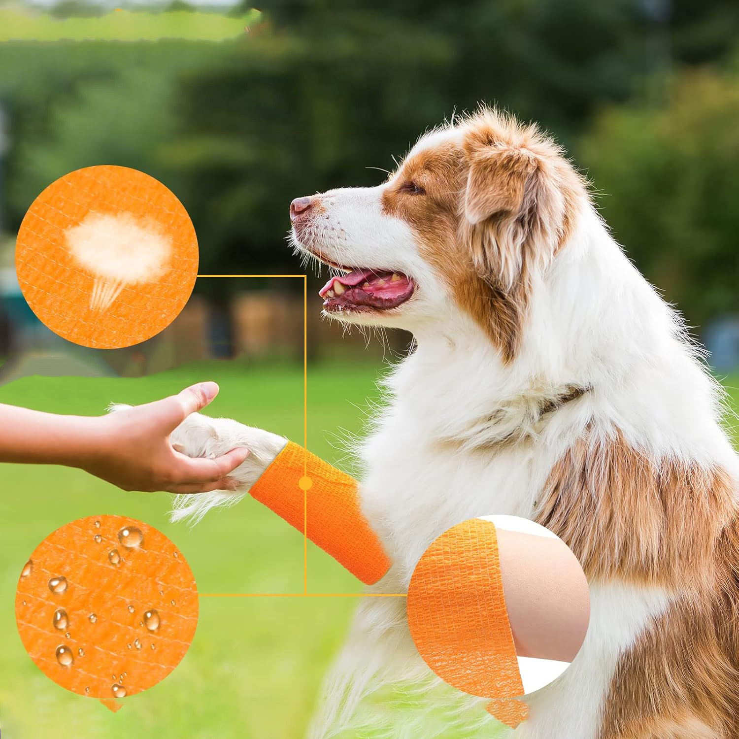 Vízálló öntapadó kötszer kültéri használatra