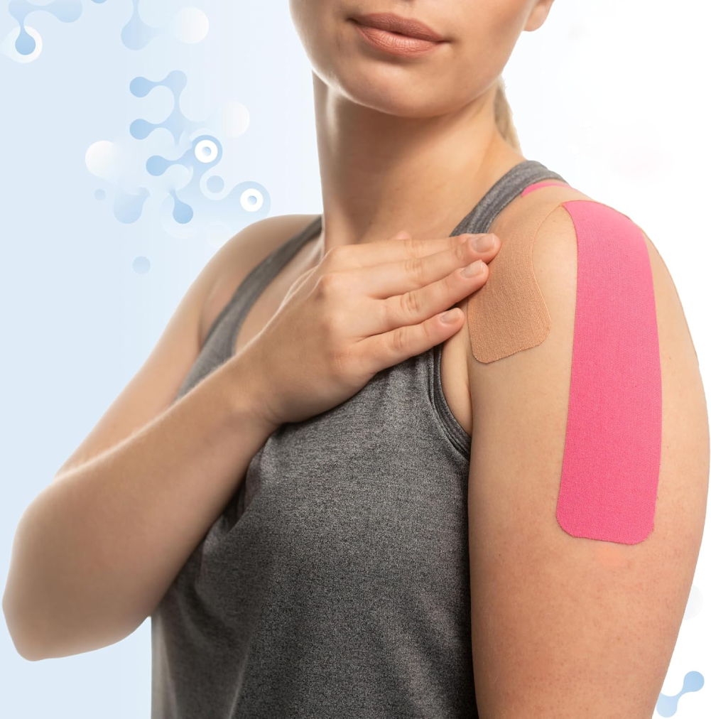 Előre vágott kineziológiai szalag sportoláshoz