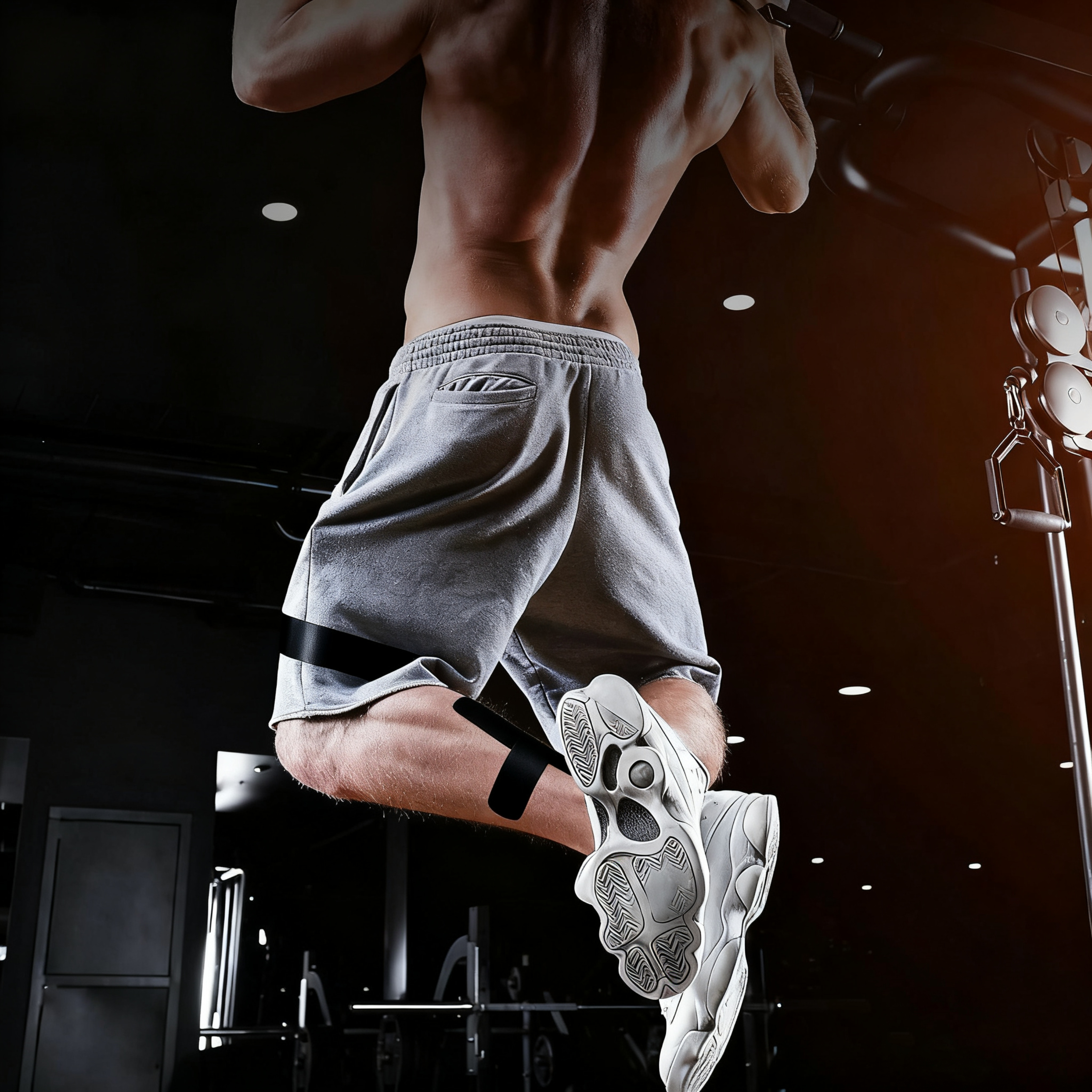 Előre vágott kineziológiai szalag izomtapasz vádlira