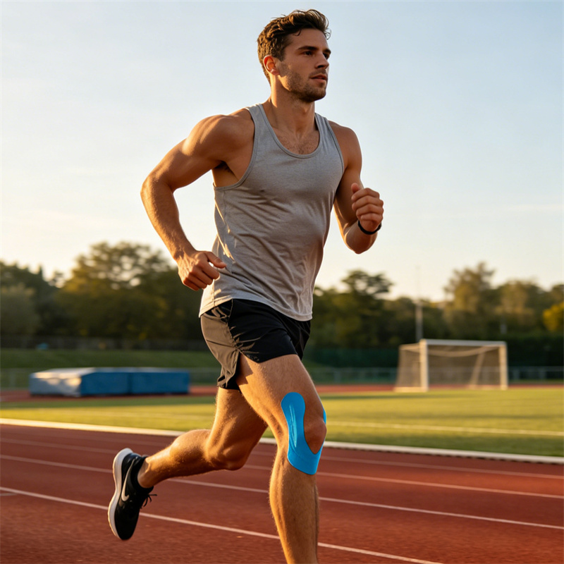 Prémium kineziológiai szalag a sport támogatásához, az izmok helyreállításához és az ízületek stabilitásához | Latexmentes, vízálló, 5 cm x 5 m-es tekercs